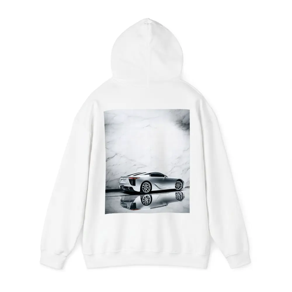 Lexus LFA Silver White Marble Studio – Hoodies