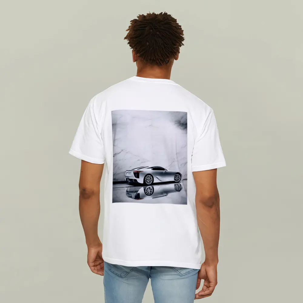 Lexus LFA Silver White Marble Studio – T-Shirts