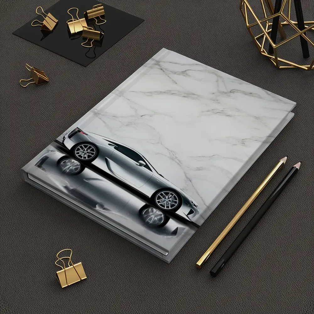 Lexus LFA Silver Car Marble Background – Notebooks