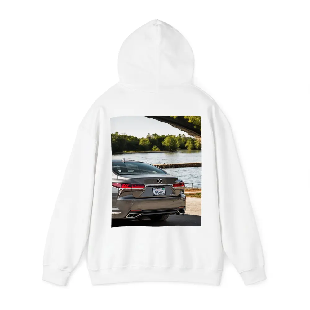 Lexus LS500 Rear View By River – Hoodies