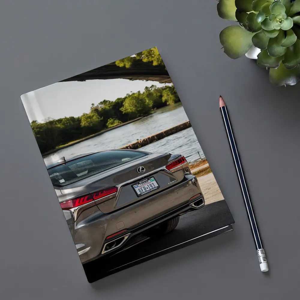 Lexus LS500 Rear View By River – Notebooks