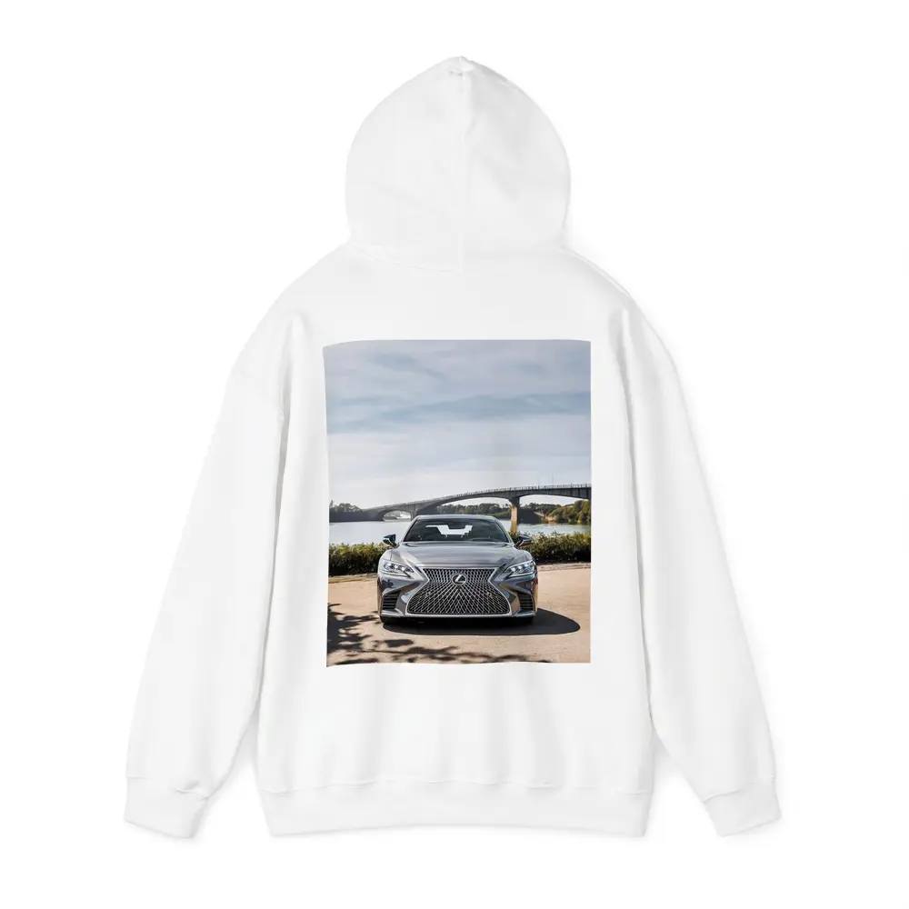 Lexus LS Five Hundred Front View River Bridge – Hoodies