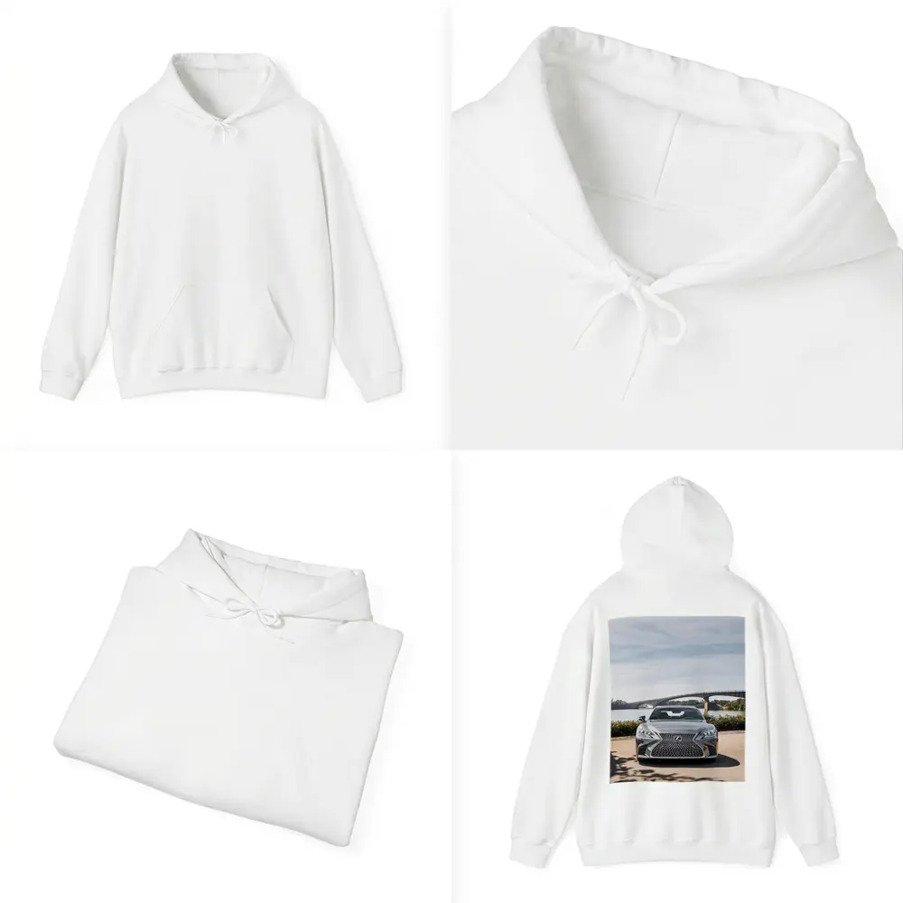 Lexus LS Five Hundred Front View River Bridge – Hoodies