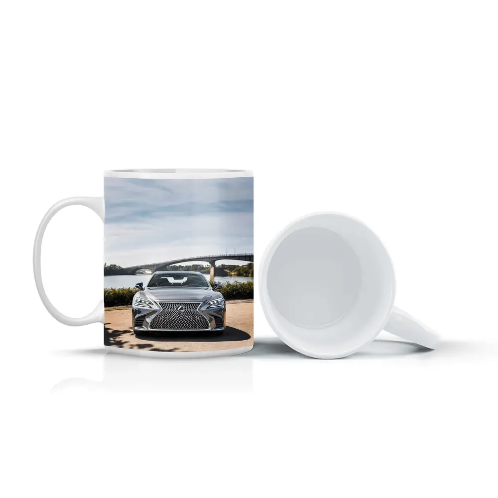 Lexus LS Five Hundred Front View River Bridge – Mugs