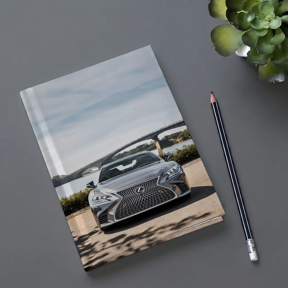 Lexus LS Five Hundred Front View River Bridge – Notebooks