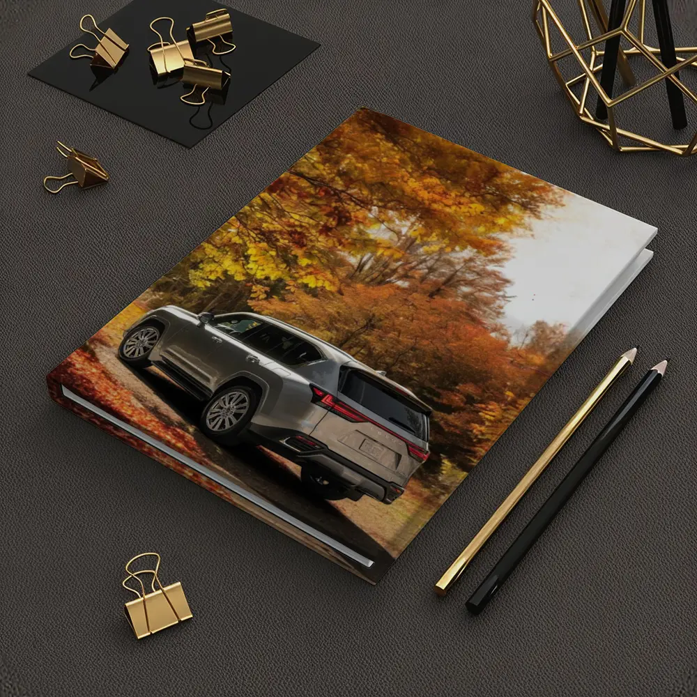Lexus LS Luxury Sedan Autumn Forest Road – Notebooks