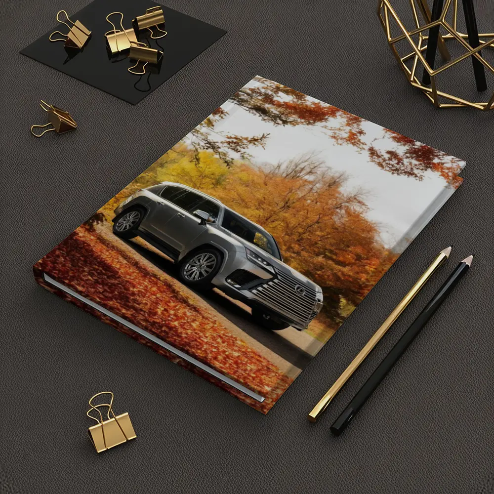 Lexus LX SUV Parked In Autumn Forest – Notebooks