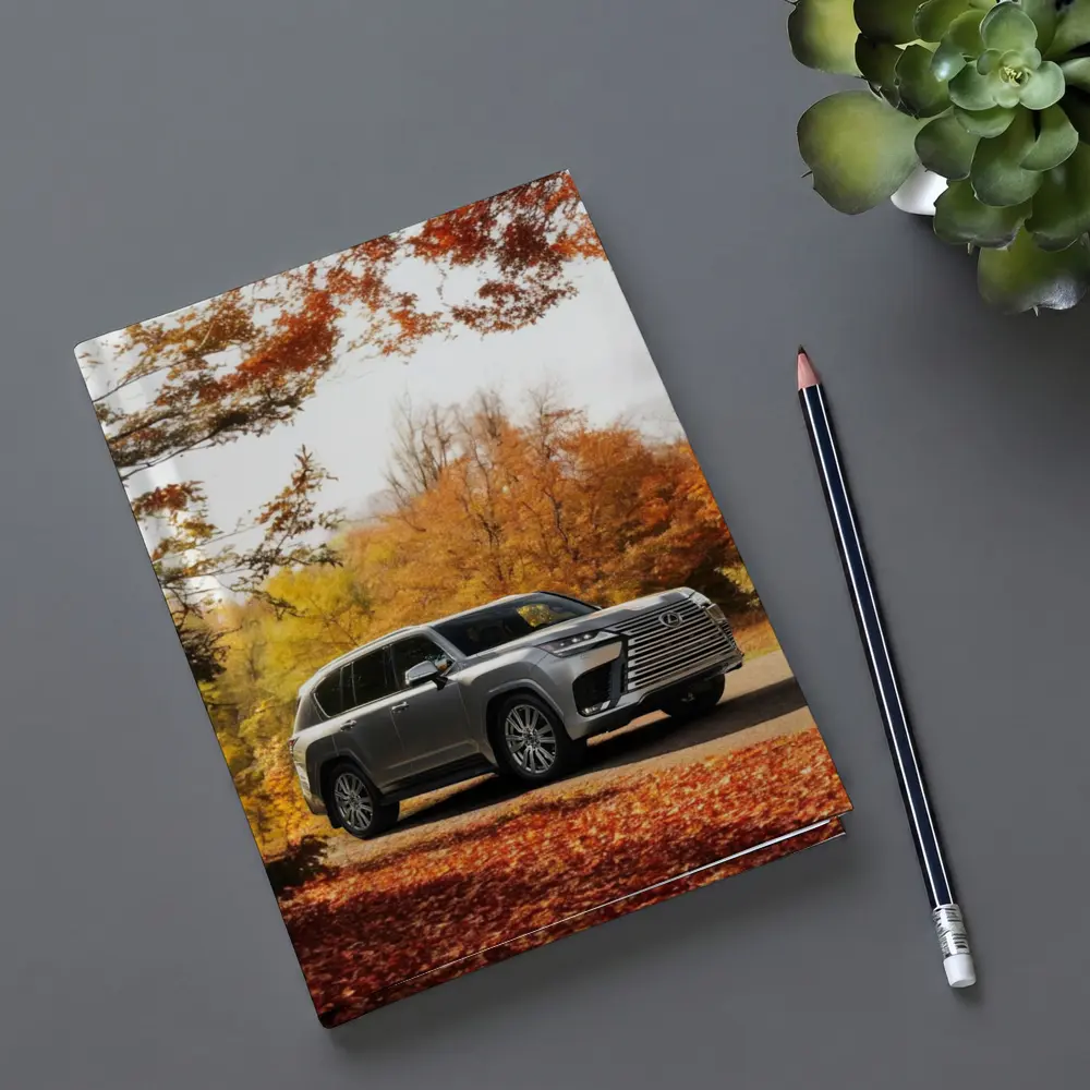 Lexus LX SUV Parked In Autumn Forest – Notebooks