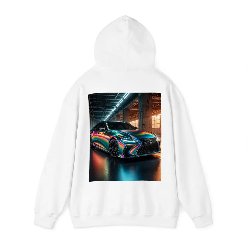 Lexus LS Holographic Wrap Industrial Garage – Hoodies