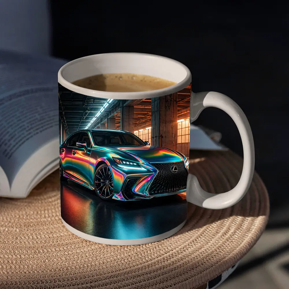 Lexus LS Holographic Wrap Industrial Garage – Mugs