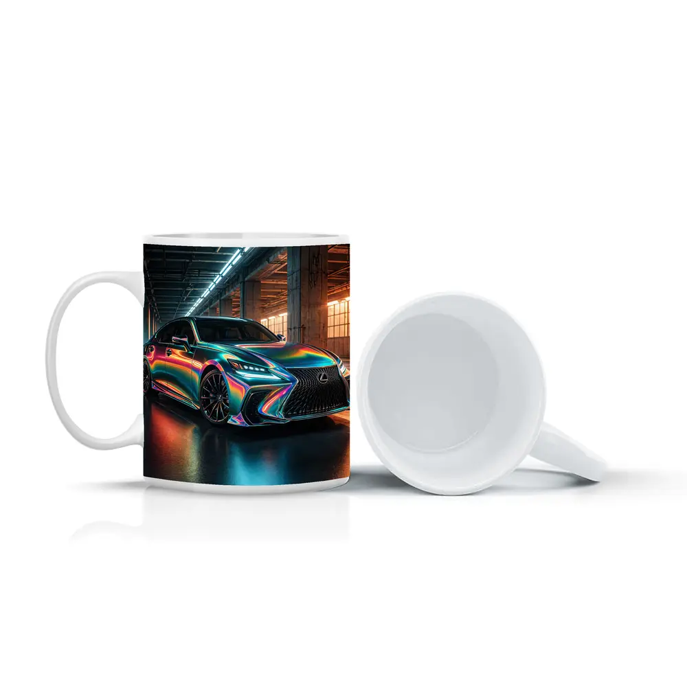 Lexus LS Holographic Wrap Industrial Garage – Mugs