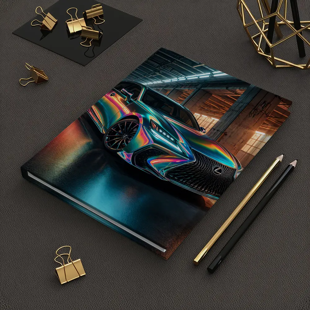 Lexus LS Holographic Wrap Industrial Garage – Notebooks