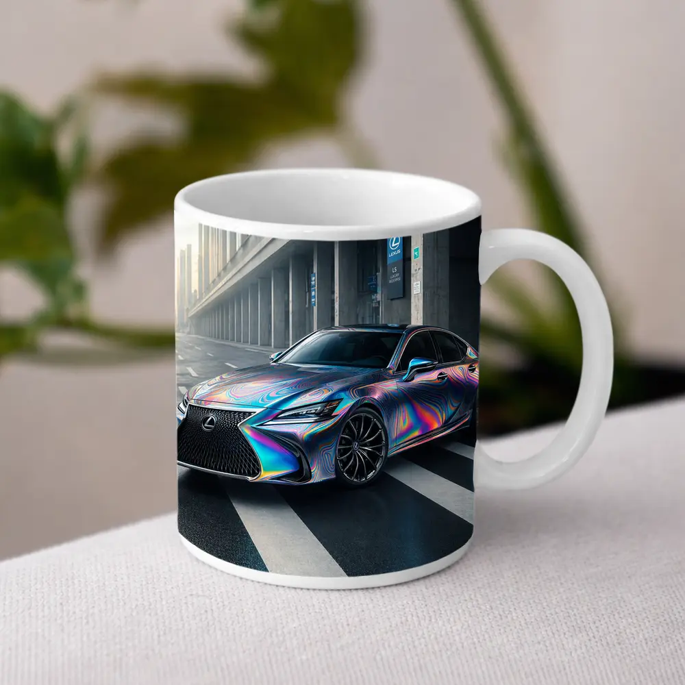 Lexus LS Holographic Wrap Urban Street – Mugs