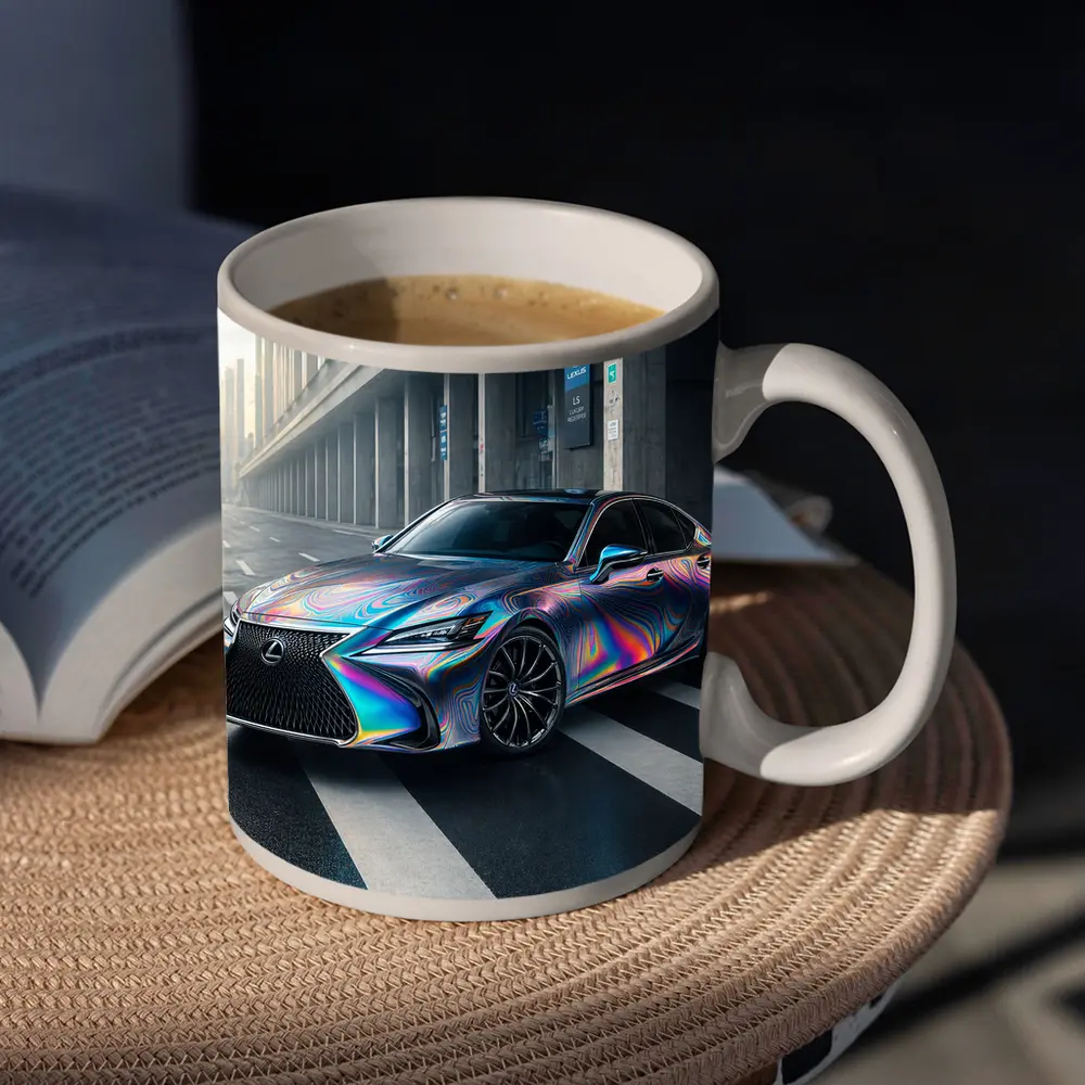 Lexus LS Holographic Wrap Urban Street – Mugs