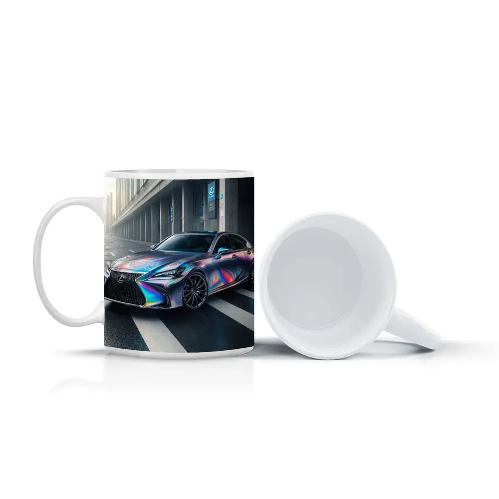 Lexus LS Holographic Wrap Urban Street – Mugs
