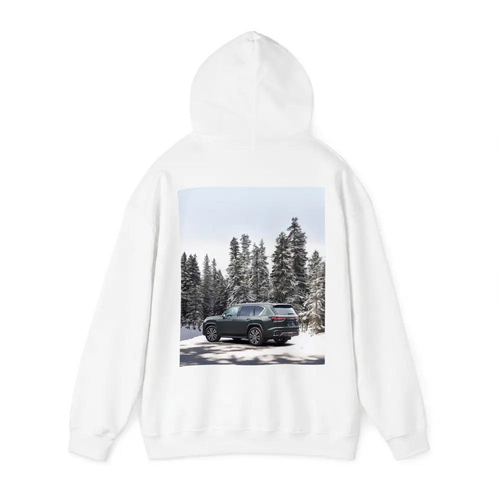 Lexus LX Winter Snow Forest Green SUV – Hoodies