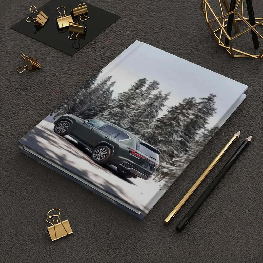 Lexus LX Winter Snow Forest Green SUV – Notebooks