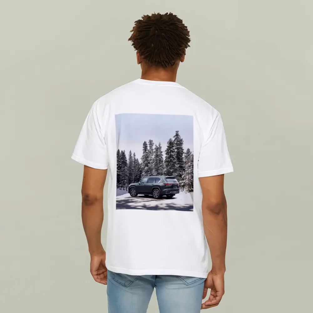 Lexus LX Winter Snow Forest Green SUV – T-Shirts