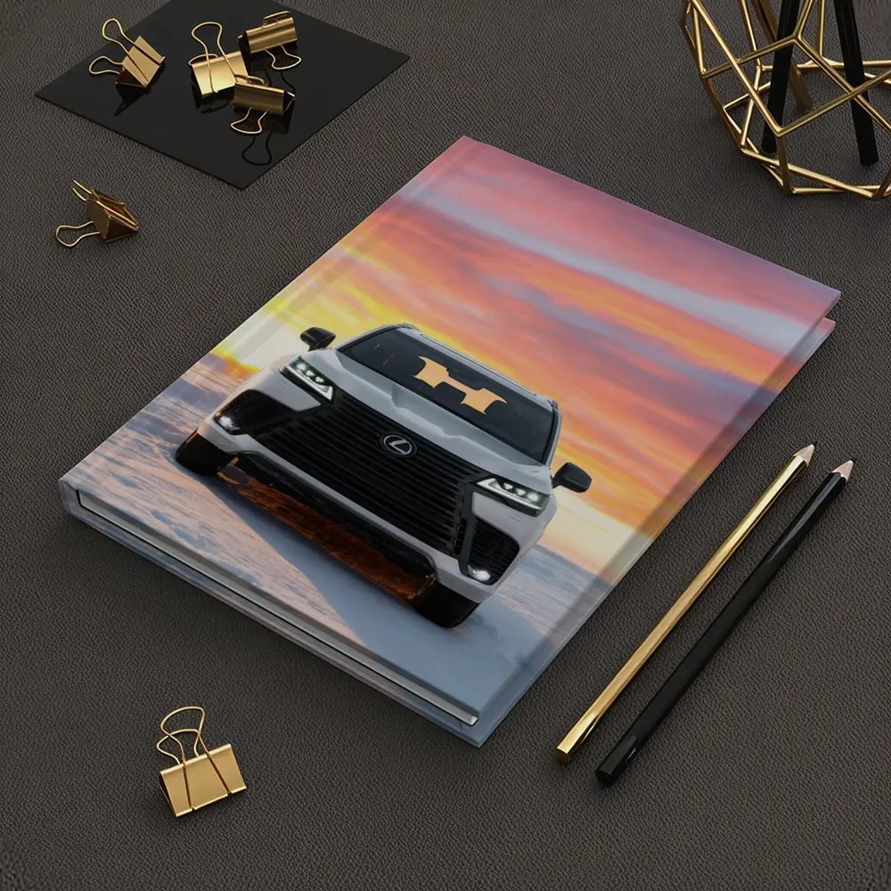 Lexus LX Snow Field Sunset Sky – Notebooks