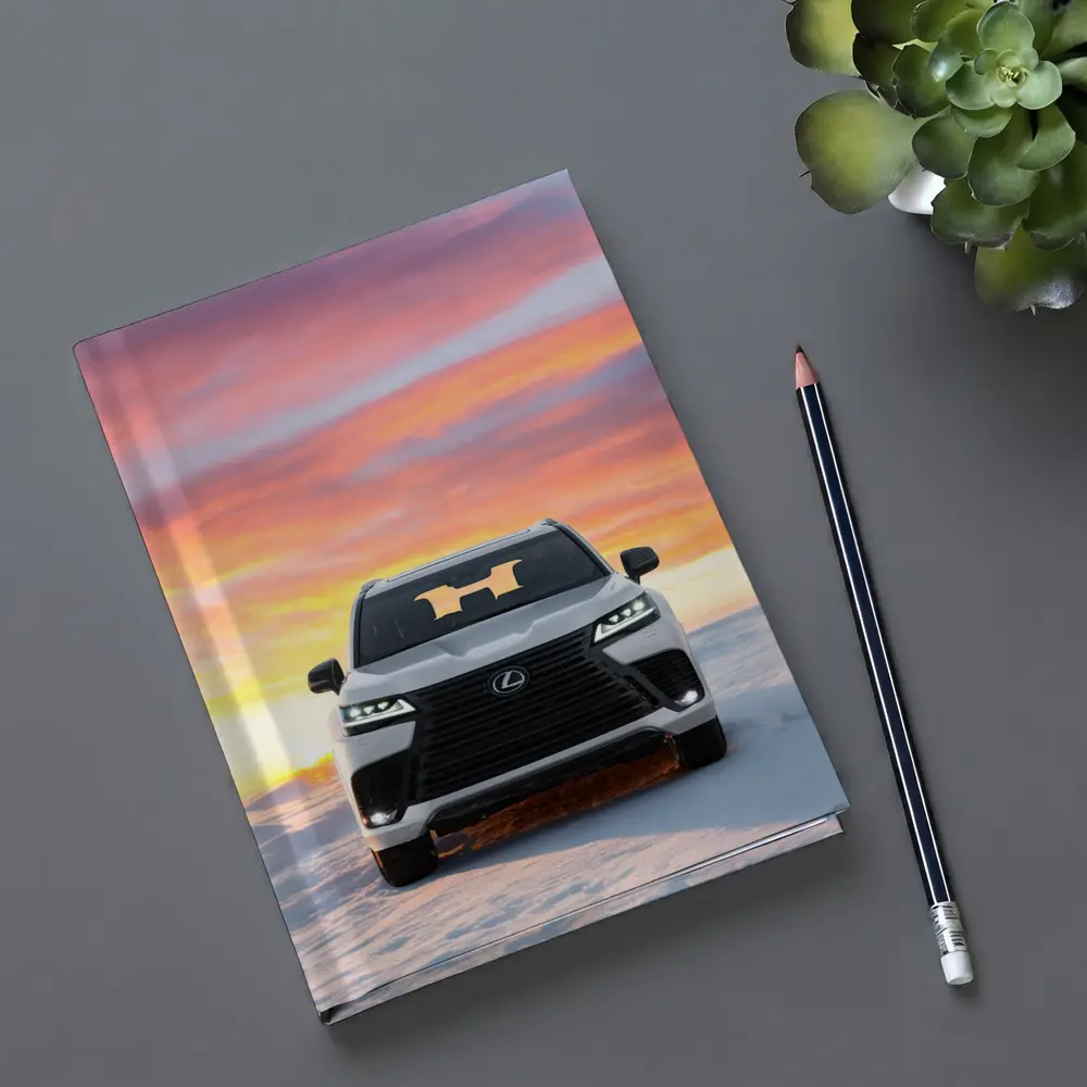 Lexus LX Snow Field Sunset Sky – Notebooks