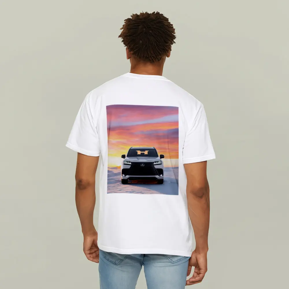 Lexus LX Snow Field Sunset Sky – T-Shirts