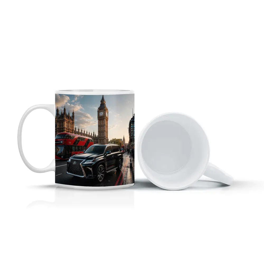 Lexus LX Black SUV London Big Ben – Mugs