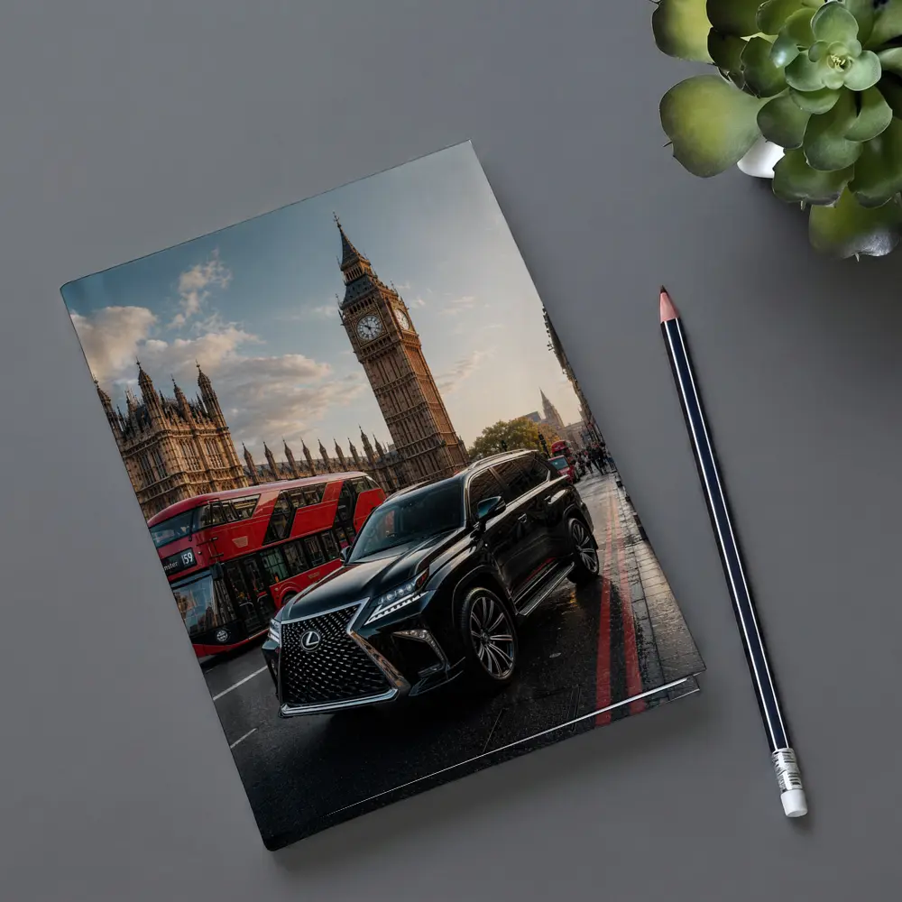 Lexus LX Black SUV London Big Ben – Notebooks