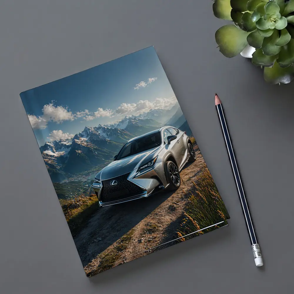 Lexus NX Silver SUV Mountain Landscape – Notebooks