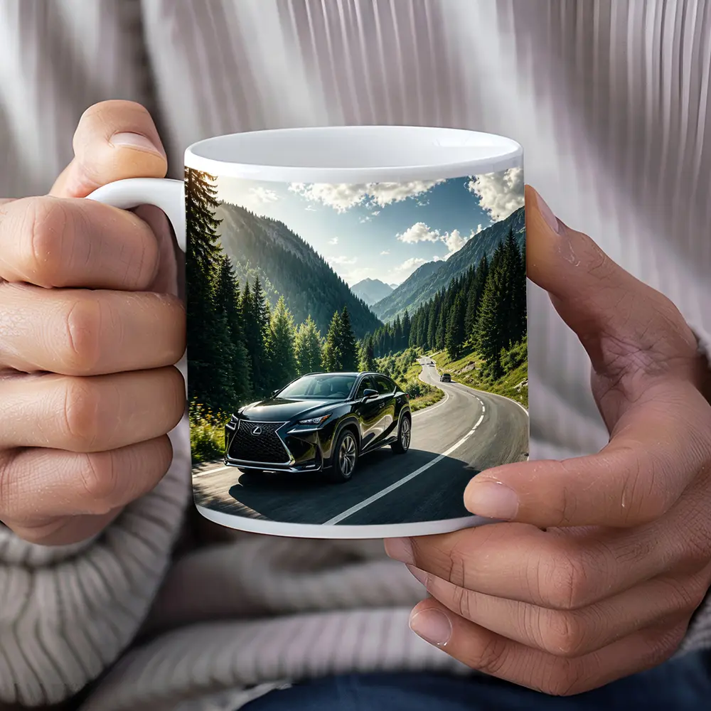 Lexus NX Mountain Road Black SUV – Mugs