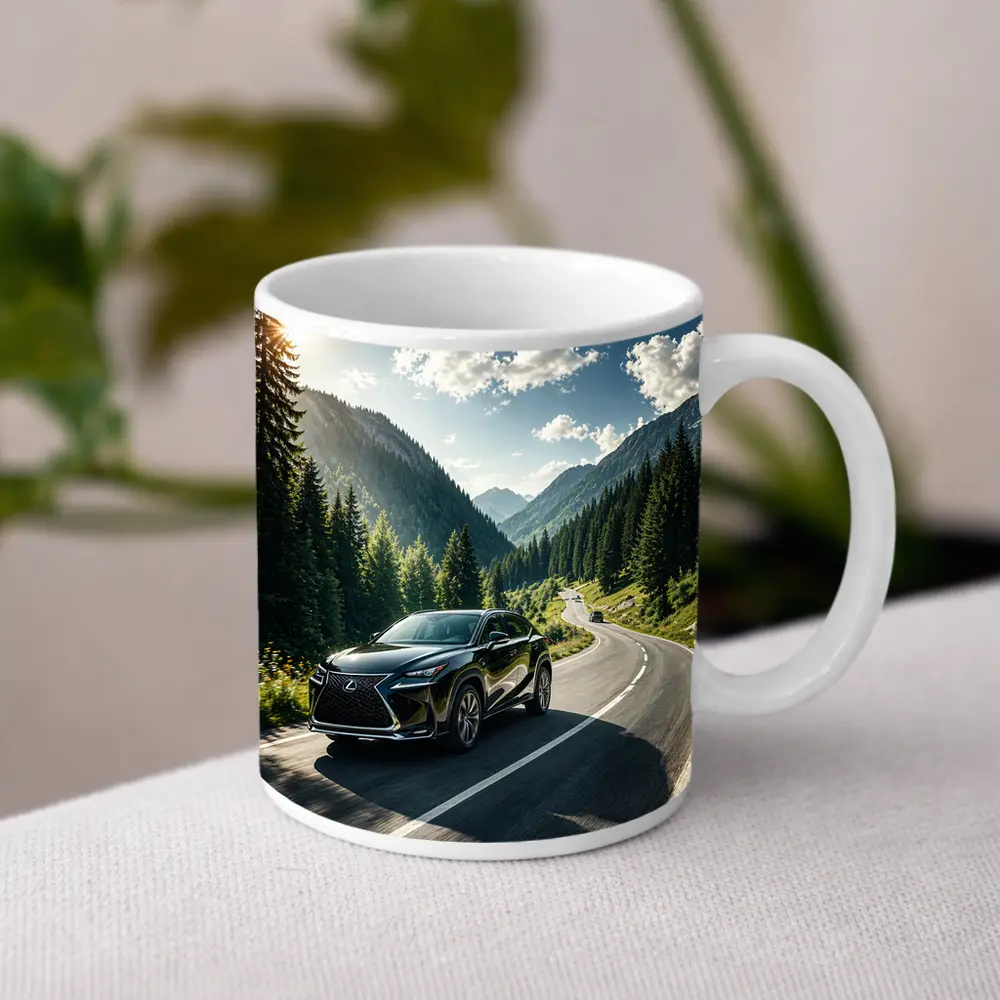 Lexus NX Mountain Road Black SUV – Mugs