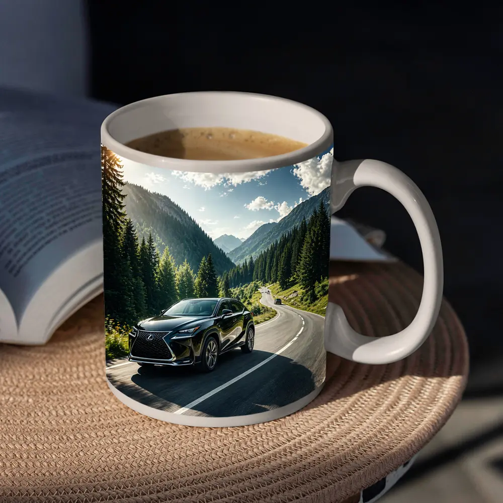 Lexus NX Mountain Road Black SUV – Mugs