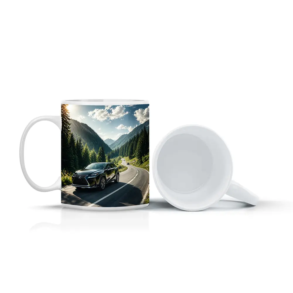 Lexus NX Mountain Road Black SUV – Mugs