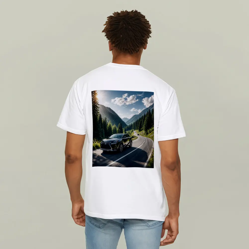 Lexus NX Mountain Road Black SUV – T-Shirts