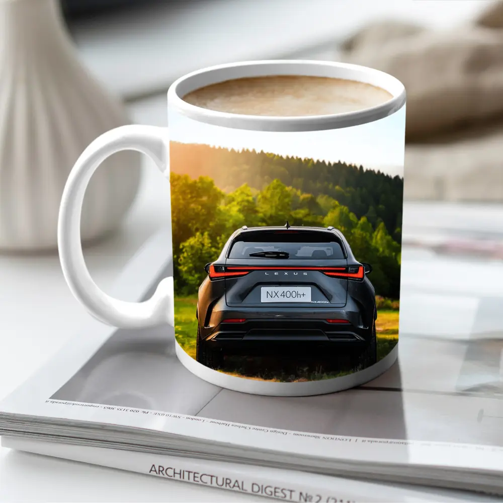 Lexus NX400h Rear View Forest Setting – Mugs