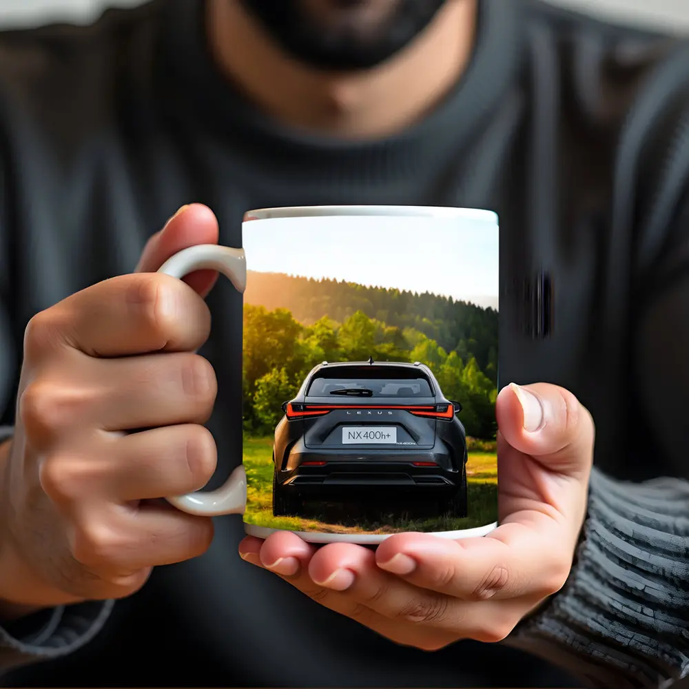 Lexus NX400h Rear View Forest Setting – Mugs