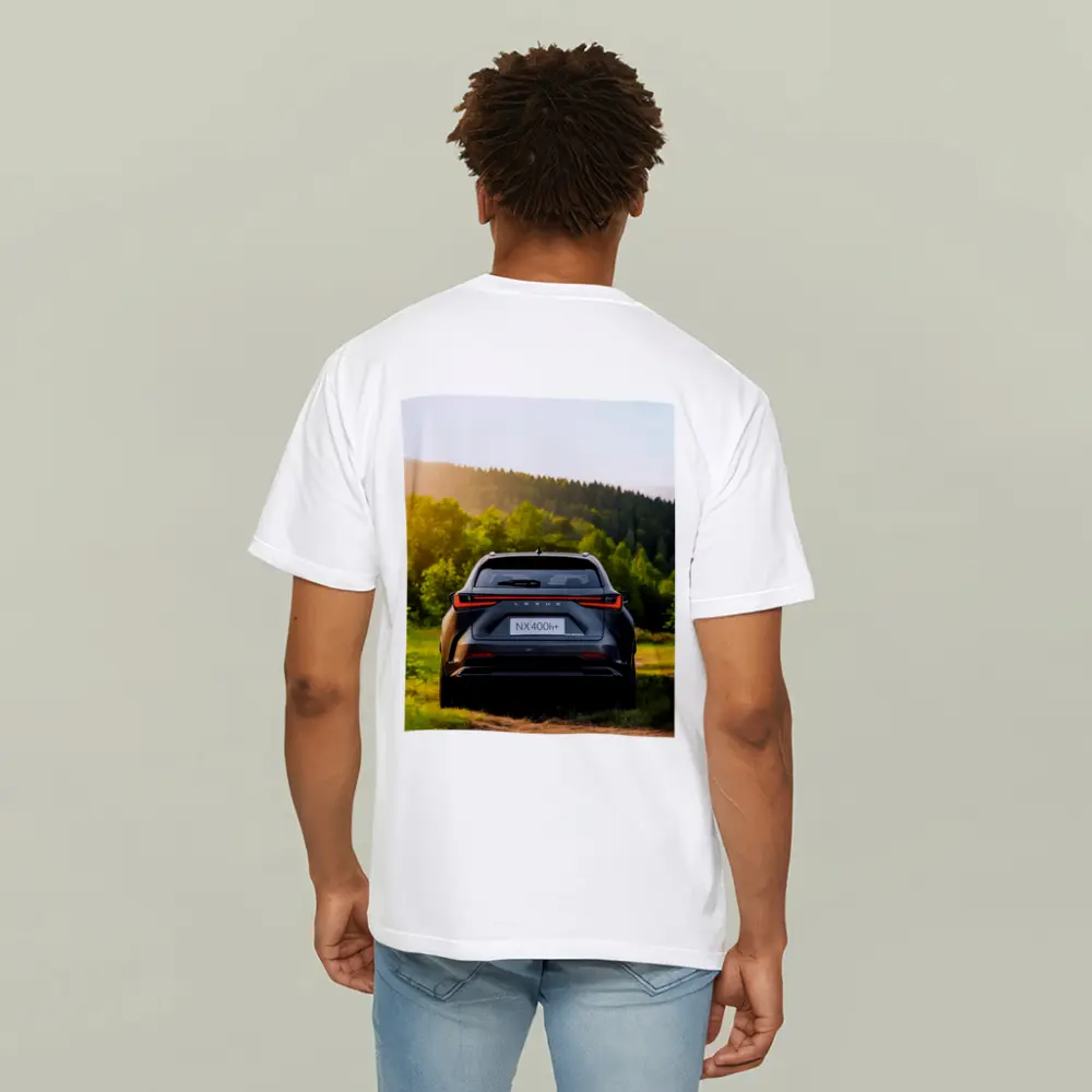 Lexus NX400h Rear View Forest Setting – T-Shirts