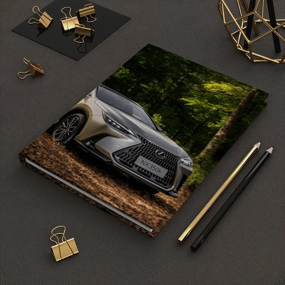 Lexus NX350h SUV Parked In Forest – Notebooks