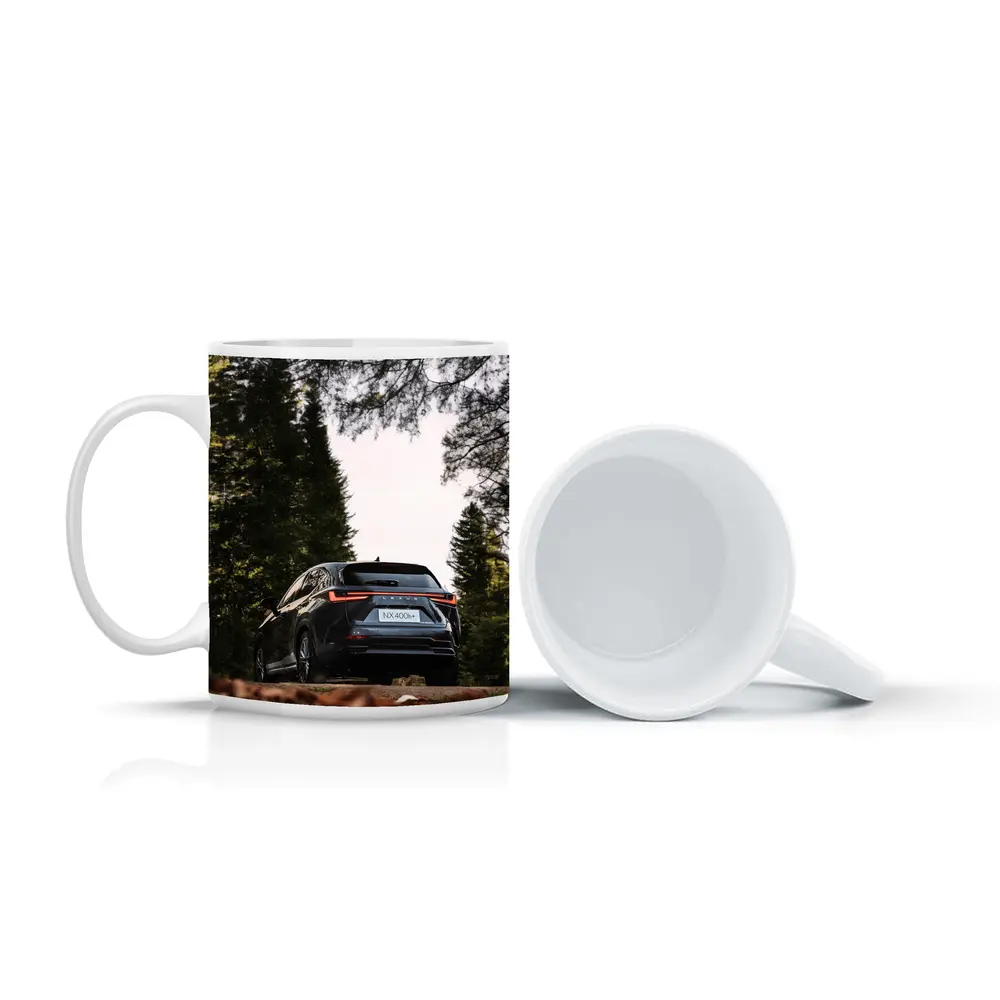 Lexus NX400h Rear View Forest Setting – Mugs