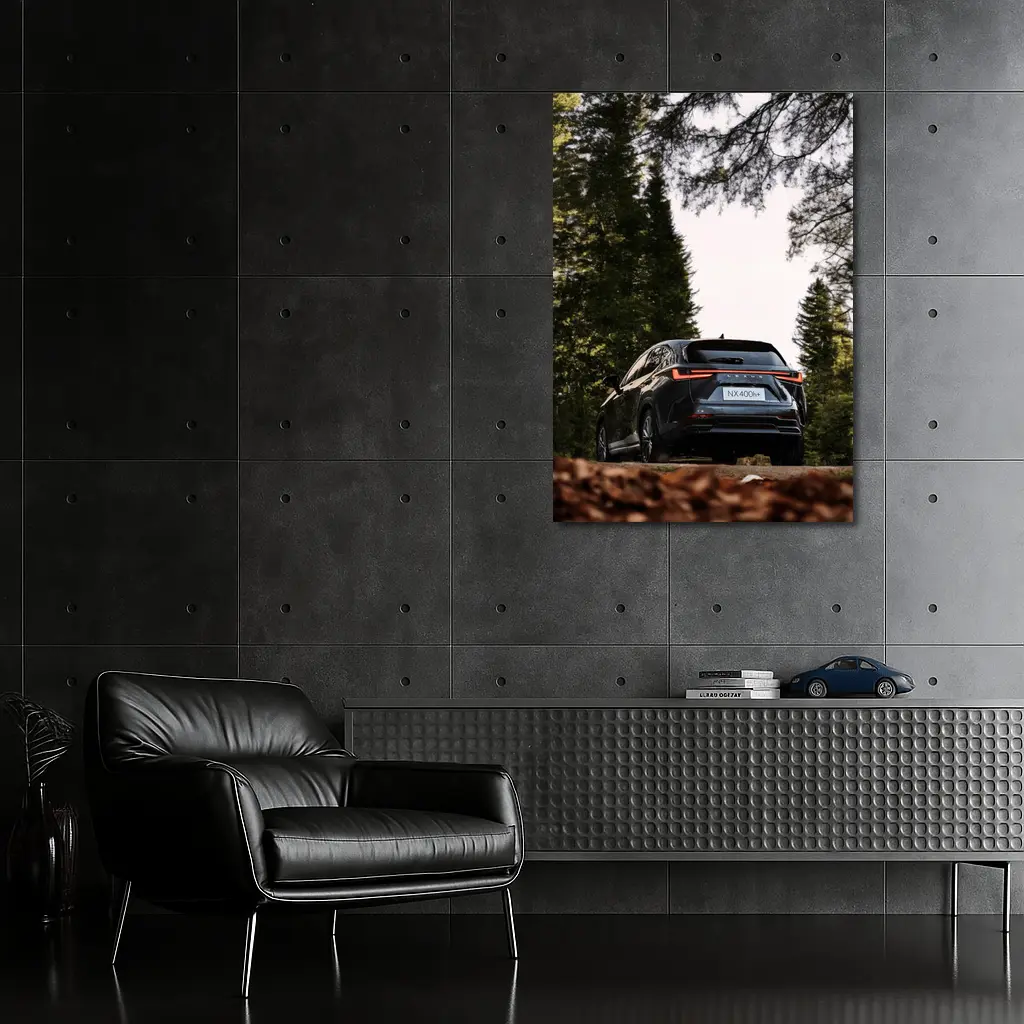 Lexus NX400h Rear View Forest Setting – Wall Art