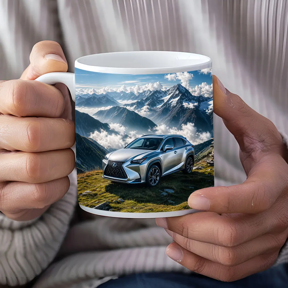 Lexus NX Silver SUV Mountain Peaks – Mugs