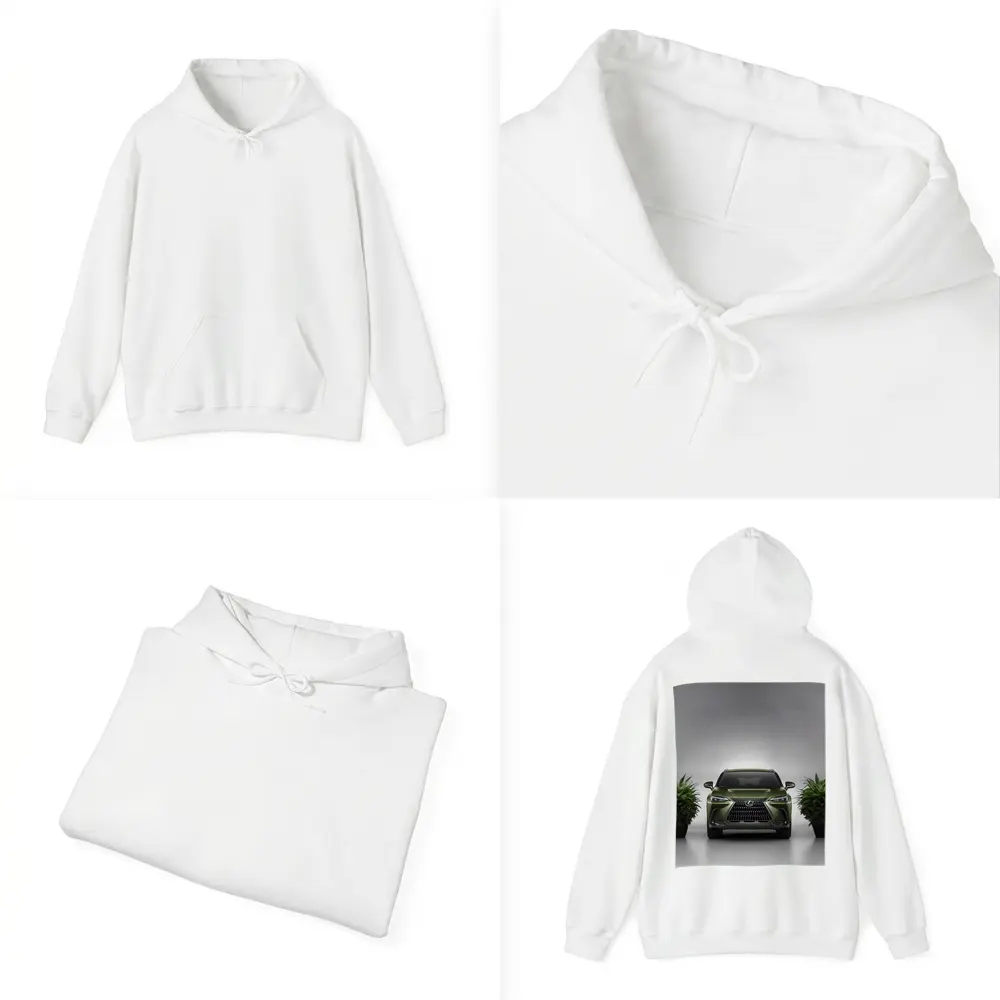 Lexus NX Green Front View Studio – Hoodies