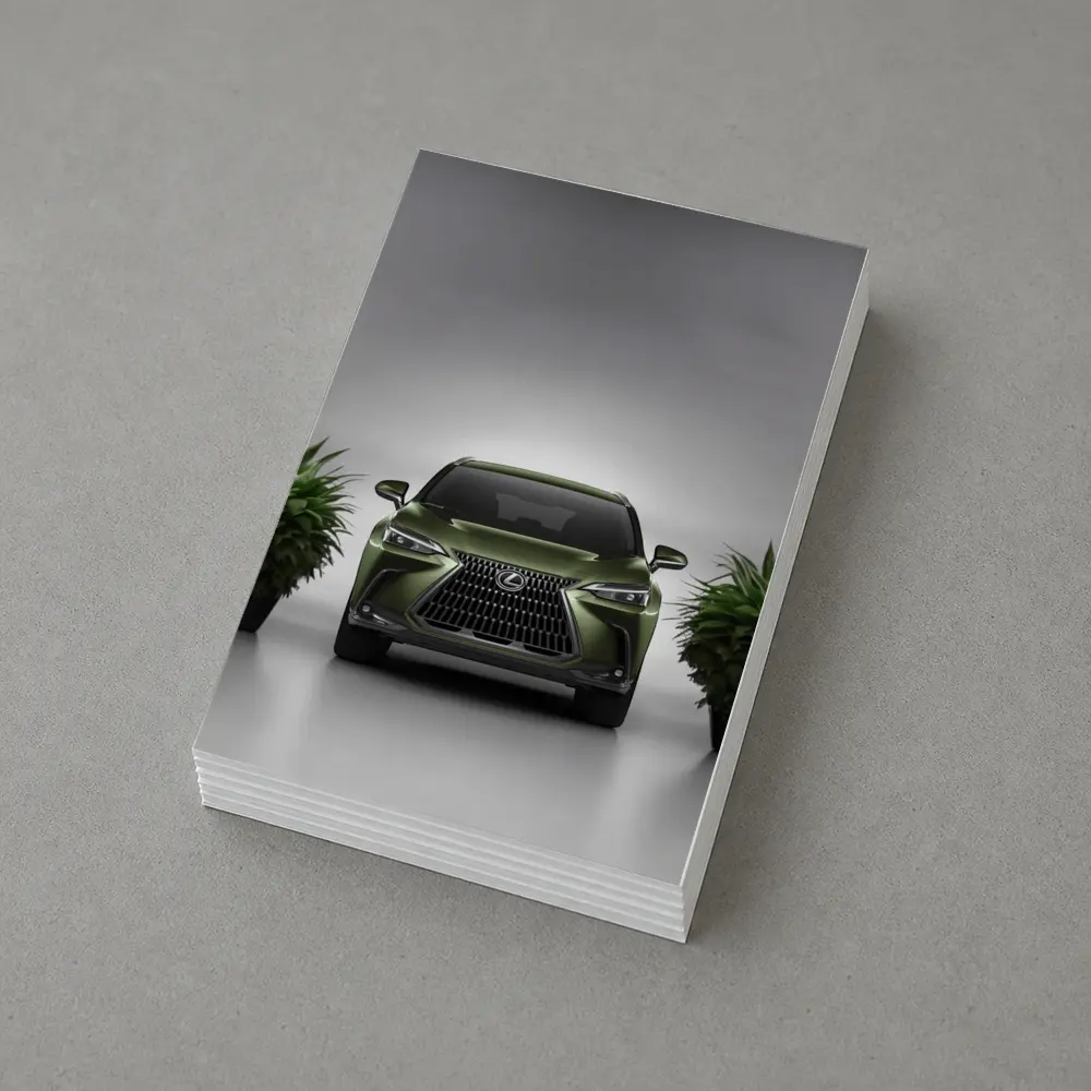 Lexus NX Green Front View Studio – Postcards