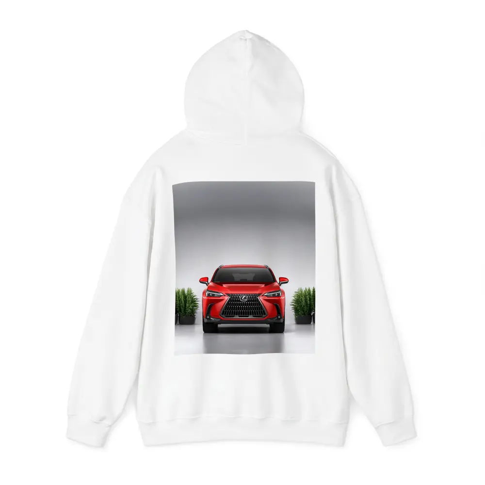 Lexus NX Red SUV Front Studio View – Hoodies