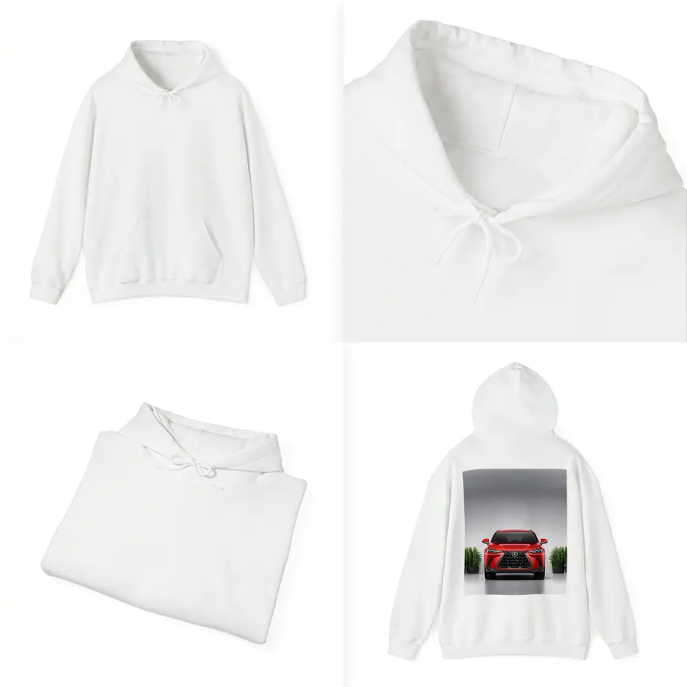 Lexus NX Red SUV Front Studio View – Hoodies