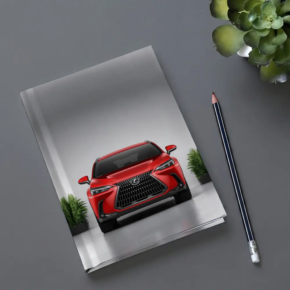 Lexus NX Red SUV Front Studio View – Notebooks