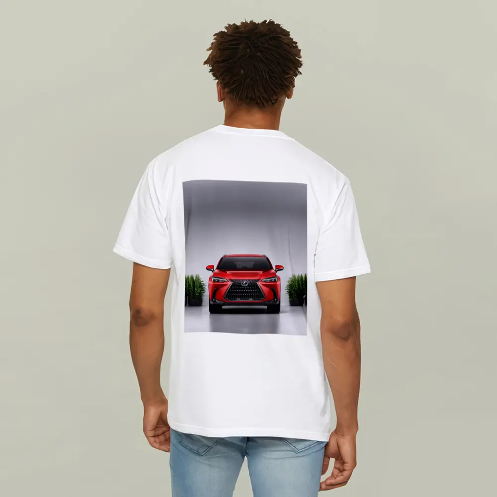 Lexus NX Red SUV Front Studio View – T-Shirts