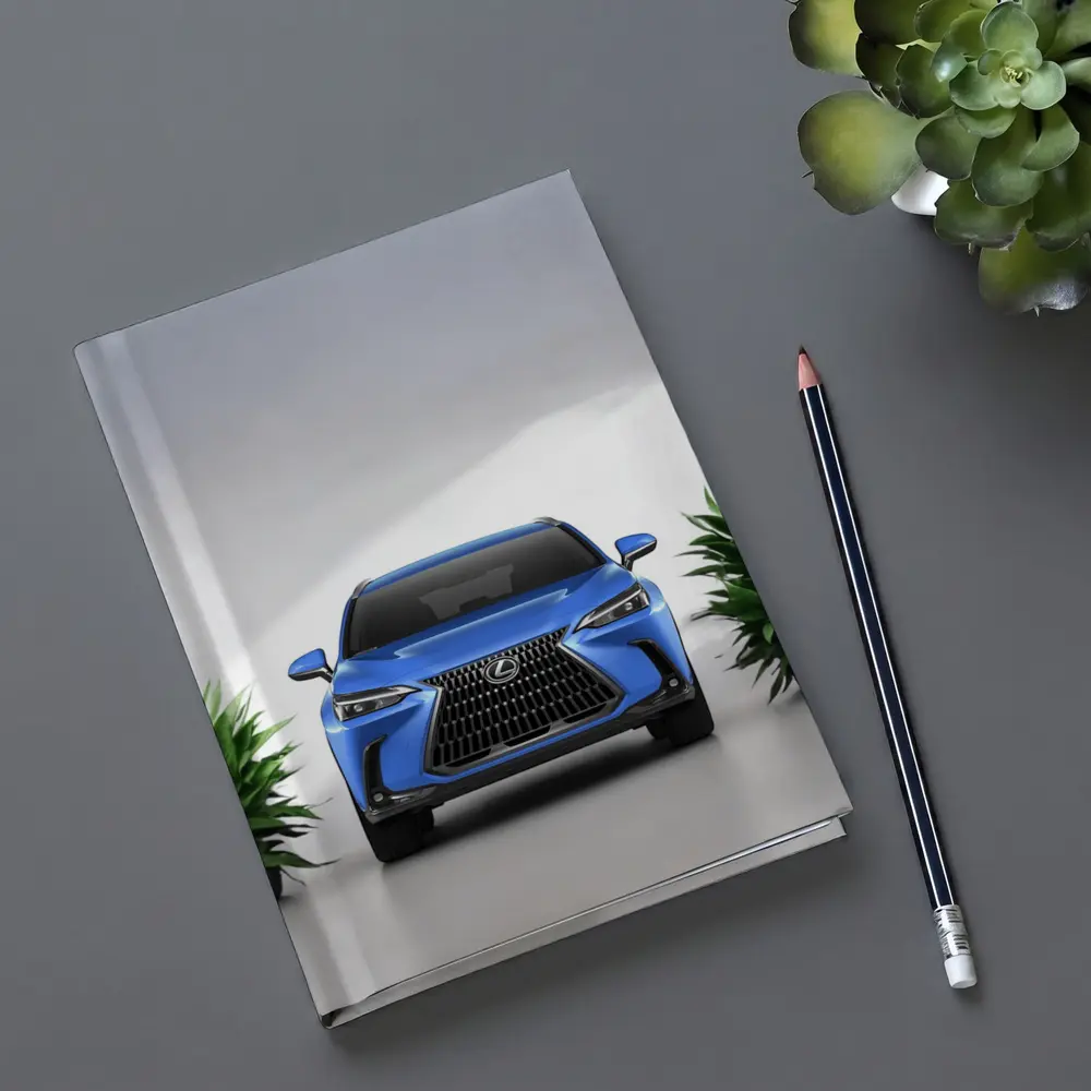 Lexus NX Blue SUV Front View Studio – Notebooks