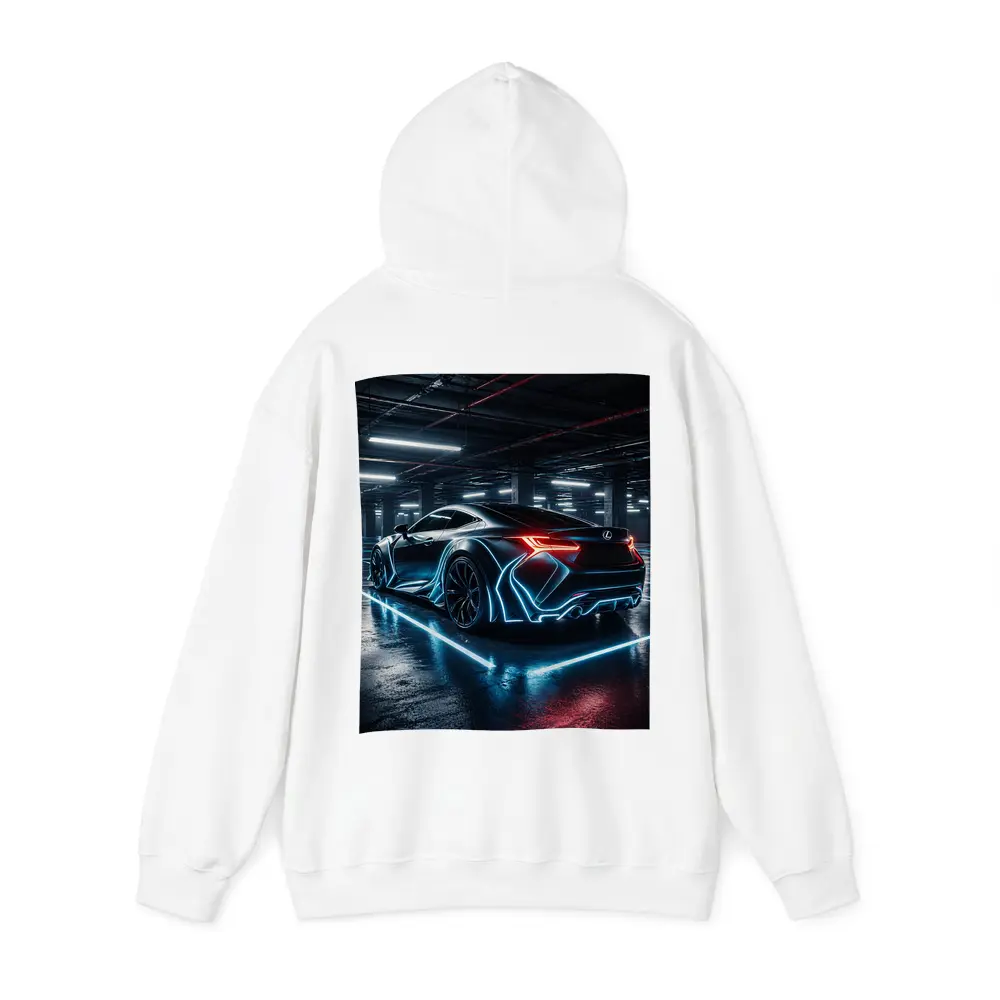Lexus LC Neon Glow Dark Parking Garage – Hoodies