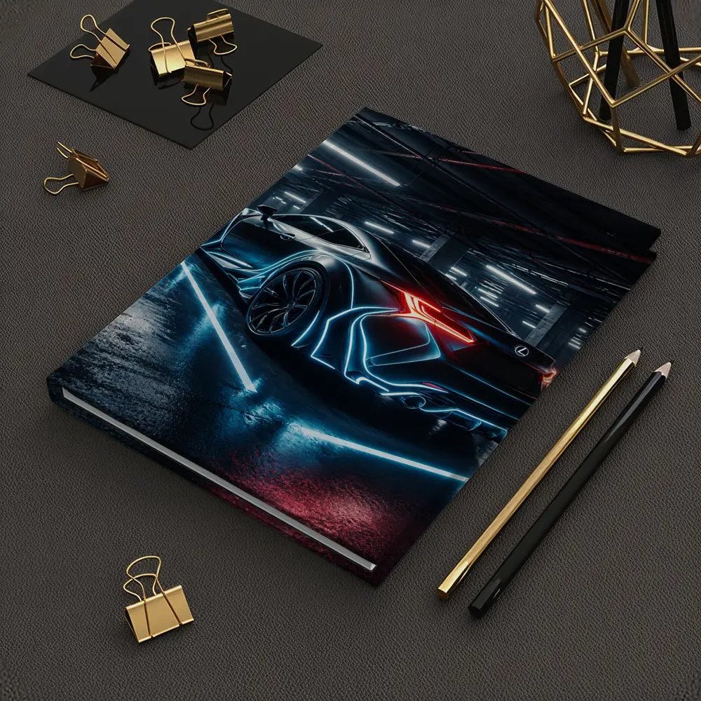 Lexus LC Neon Glow Dark Parking Garage – Notebooks