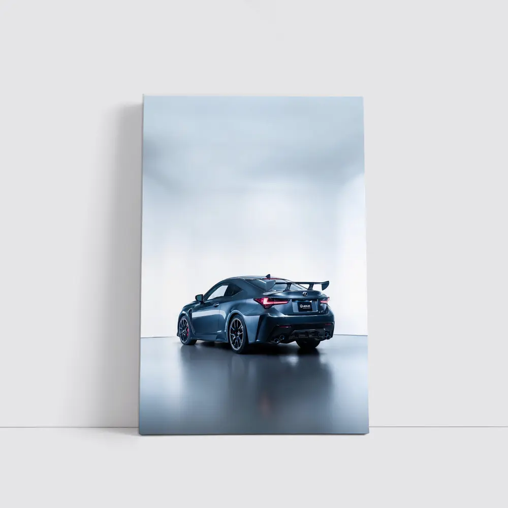 Lexus RC F Coupe White Studio Background – Wall Art